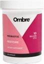 Ombre Restore Probiotiques pour les femmes, Supplément de santé quotidienne pour les seins vaginaux, digestifs, urinaires et immunitaires, 10 milliards CFU, plateau-stable, 30 portions