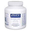 Encapsulations pures Bromelain 2400 500 mg - pour le soutien digestif et la santé musculo-squelettique - soutient les articulations et la récupération musculaire* - enzymes protéolytiques - Vegan - 180 capsules