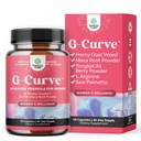 G-Curve Butt and Breast Growth Capsules - Horny Goat Weed Muira Puama & Maca Root for Butt Growth Support - Advanced Herbal Formula - Supports Bigger Butt & Bigger Breast - Easy to Swallow - 90 Count