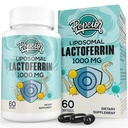 Lactoferrine bovine liposomique 1000 mg - Absorption supérieure - pour l'absorption du fer et la fonction immunitaire Lactoferrine suppléments pour adultes, 60 Softgels