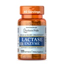 Puritan's Pride Lactase Enzyme, Lait et Digestant Lait et Dairy, Soutien de complément alimentaire pour la digestion, et Soutien d'énergie cellulaire, 40 jours d'approvisionnement, 120 Softgels