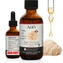 Lion Auri - Suppléments Cerveau pour Mémoire et Focus avec Champignons Fonctionnels - Supplément Manille Lions - Extrait de Manille Lion Plein spectre - Pas d'OGM, Teinture de Champignon Vegan