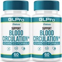 (2 Pack) GLPro Blood Support Capsules, GL Pro Pills Supplement for Balance Control Natural Premium Blend Ingredients, GLPro Support Circulation Flow Max Strength Formula Daily Health Reviews (120 Ct)