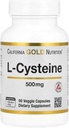 California Gold Nutrition L-Cysteine, AjiPure®, 500 mg, 60 Capsules de Véggie