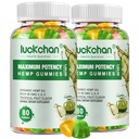 Hemp Gummies for Sleep, Pain, Anxiety - Pure Extra Strength Organic Hеmp Oil Gummies - 100% Natural Bear High Potency Hemp Gummy for Adults (2 Packs)