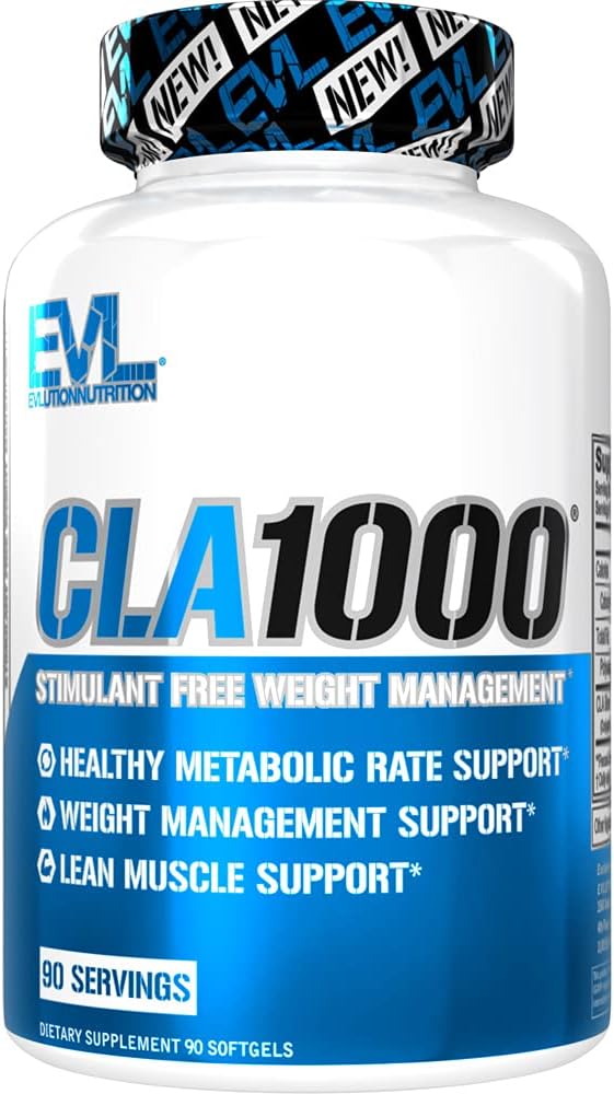 Avlution Acide linoléique conjugué pilules CLA - CLA 1000mg pilules alimentaires pour soutenir la perte de poids Fat Burning Muscle et plus rapide métabolisme - Stimulant-Free Safflower based Fat Loss Support - 90