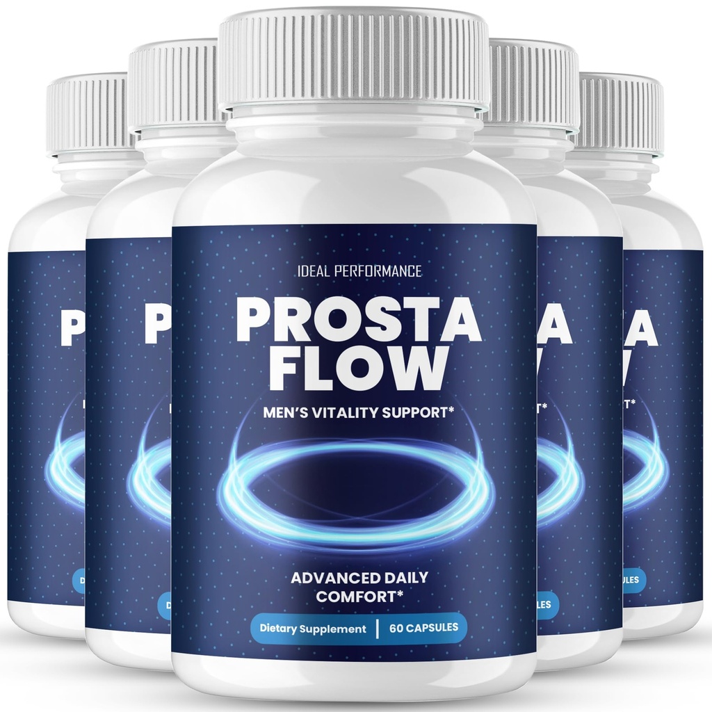 Prosta Flow Capsules - Official ProstaFlow for Men Supplement Pills - Maximum Strength, All Natural for Daily Wellness & Comfort, Advanced Formula for Overall Health & Wellness Reviews (5 Pack)