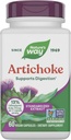 Artichaut de la nature, soutien à la digestion*, projet non-OGM vérifié, végétalien, sans gluten, 60 capsules (paquetage mai Vary)