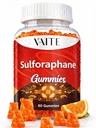 Sulforaphane Glucosinolate Supplement 100mg – Broccoli Seed Extract, Antioxidant Support, Overall Wellness, Energy Boost, Immune Support, Non-GMO, Gluten-Free, for Men and Women, 60 Gummies