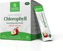 Nature's Sunshine Chlorophyll Stick Packs: Supercharge Your Detox and Boost Gut Health in Convenient, Delicious Stick Packs (Crisp Apple)