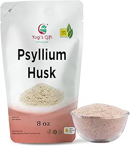Psyllium Husk Whole 8 oz: 98% Pureté: 98% Supplément de fibre soluble: Keto Friendly: Utilisation dans les smoothies, la cuisson et la cuisson.