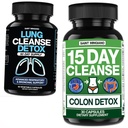 15 Day Cleanse Colon Detox - with - Lung Cleanse Detox, 60 Day Cleanse