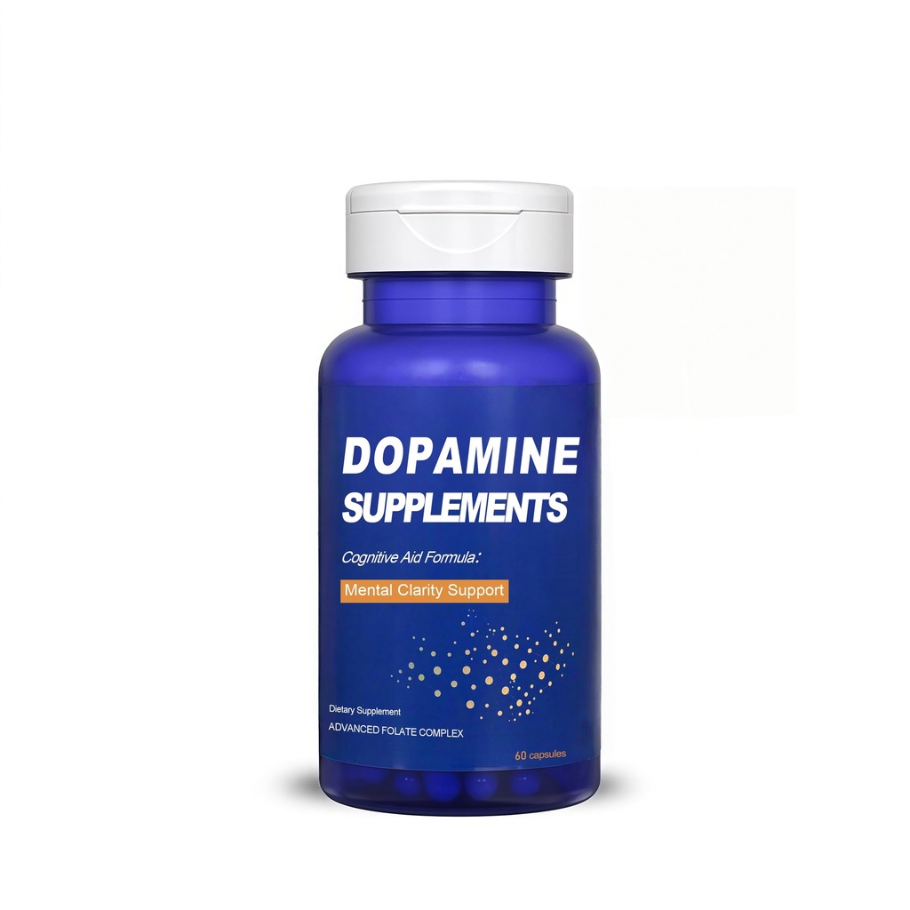 Dopamine Brain Food - 60 Veg Capsules | All Natural Neurotransmitter Support for Mental Alertness | Promotes Dopamine Production | Brain Food with L - Phenylalanine, L - Tyrosine (1)