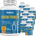 NuBest Grow Power - Formule de force osseuse puissante pour les enfants (10+) et les adolescents - Soutient la santé osseuse saine, la santé globale avec le calcium, la vitamine D3, le phosphore, le magnésium et plus - 12 Pack