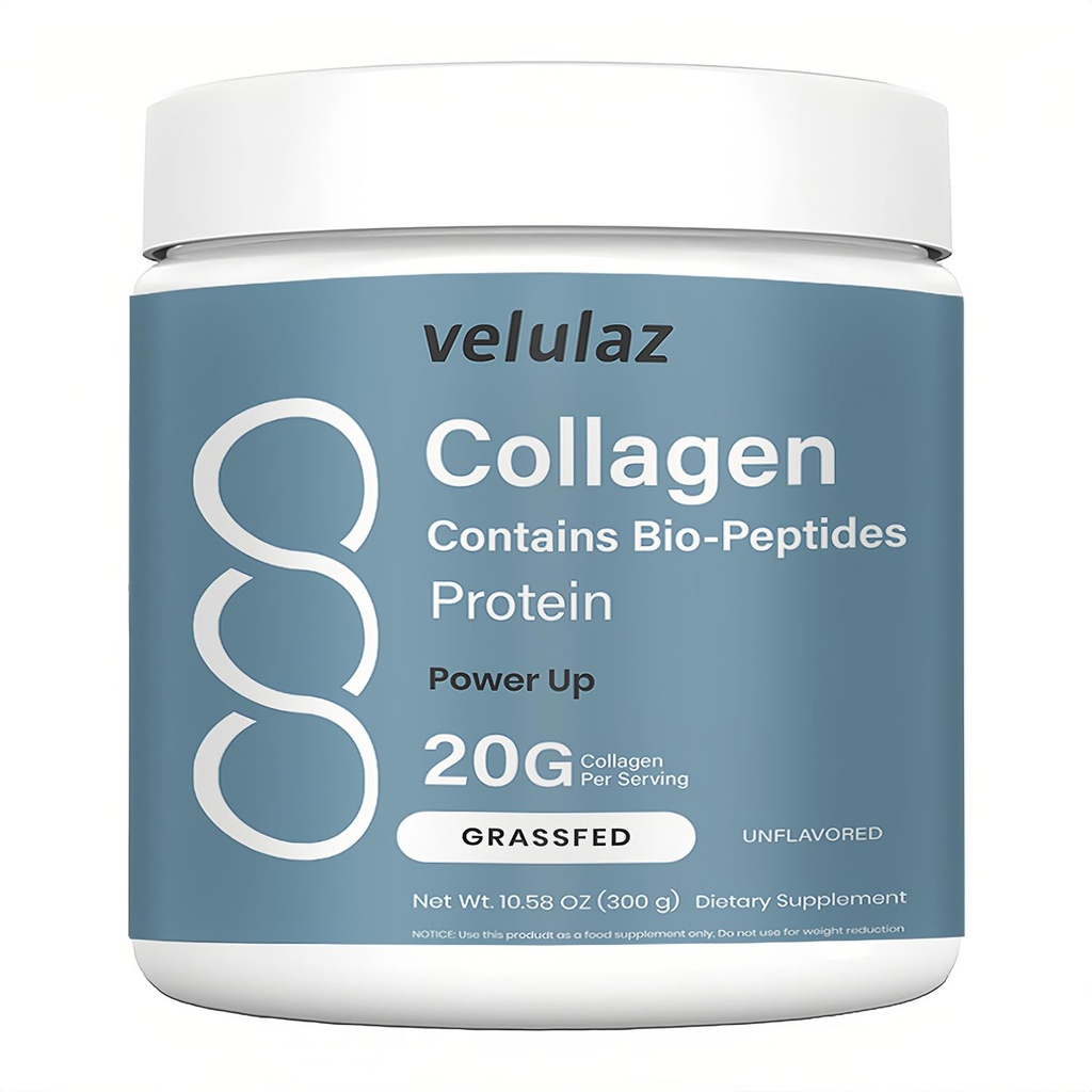 Multi Collagen Bio-Peptides Powder-Advanced with Hyaluronic Acid and Vitamin C -10 Super Types of Collagen-Superior Absorption Formula -for Women and Men
