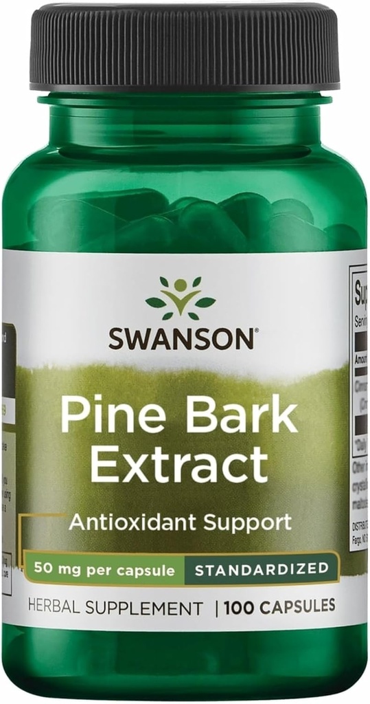 Extrait de pin de Swanson 50 Milligrammes 100 Capsules