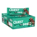 Quest Nutrition Chute de chocolat au chocolat Barres protéinées, 20g de protéines, 1g de sucre, 4g de glucides nets, sans gluten, Keto Friendly, 12 Compte