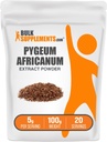 BulkSupplements.com Poudre d'extrait de Pygeum Africanum - de l'écorce de Pygeum, supplément nutritionnel - sans gluten - 5g par portion, 100g (3.5 oz) (paquet de 1)