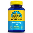 NATURE'S LIFE Protéger le zinc 50mg avec 2,5mg de cuivre - supplément de zinc chélaté pour le soutien immunitaire, la santé osseuse, la fonction musculaire et le soutien de la santé cardiaque, garantie de 60 jours, 250 portions, 250 comprimés