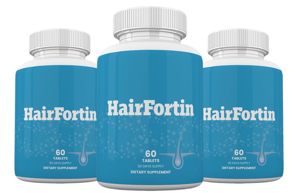 (3 Pack) Hair Fortin Vitamins Advanced Formula for Hair Growth Support*, HairFortin Capsules, 180 Count