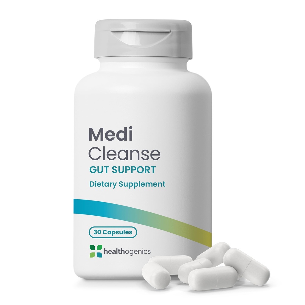 Medi Cleanse Gut Support Supplement – Herbal Fiber Blend – Supports Digestive Balance & Gentle Internal Cleanse – 30 Capsule