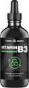 Vitamine B3 Niacinamide liquide - Forme non flush de Niacin B3 - Pratique vitamine B3 Niacinamide gouttes pour les femmes et les hommes - Facile à avaler 2oz (60ml)