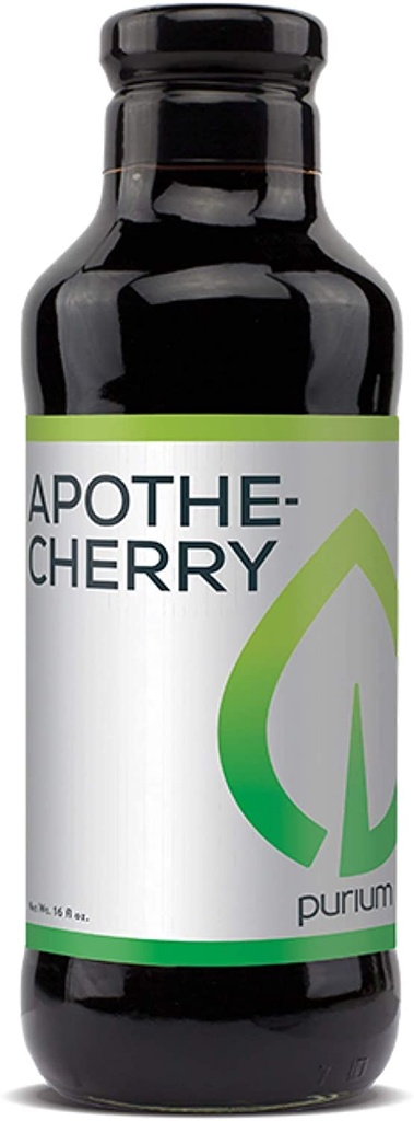 Purium Apothe Cherry - 16 oz - Tart Cherry Supplement, Contains Natural Melatonin, Supports Restful Sleep, Healthy Joint Function & Uric Acid Metabolism - 32 Servings