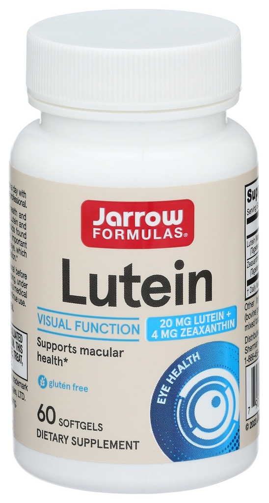 Lutein Softgels, 20 Mg, 60 Ct