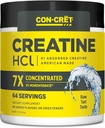 CON-CRET Creatine HCl Powder (en anglais seulement) Muscle, Cognitive, Cellular Energy Support (en anglais seulement) Pas de ballonnement ou de crampes (en anglais seulement) USA Made & NSF Certified (64 Servant)