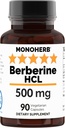 MONOHERB Berberine HCL 500 mg - 90 gélules