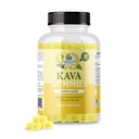 Botaniques étonnants Zesty Lemon Kava Gummies - 250mg par Gummy - Aide naturelle au sommeil pour la détente et les nuits reposantes, non-OGM, végétalien, sans gluten - 30 Gummes