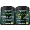 Ensemble 7en1 Supplément de vêtements et 5en1 Ashwagandha Shilajit