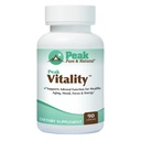 Peak Vitality Adrenal Support Supplement - Boswellia, Holy Basil, L-Theanine and Ashwagandha Supplement - Adaptogens for Mood, Natural Cortisol Support (90 Capsules)
