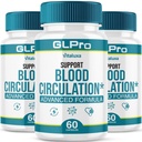 (3 Pack) GLPro Blood Support Capsules, GL Pro Pills Supplement for Balance Control Natural Premium Blend Ingredients, GLPro Support Circulation Flow Max Strength Formula Daily Health Reviews (180 Ct)