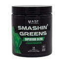 Suppléments MASF Smashin' Greens Superfood Organic Blend - 15 portions - Boost Energy, Immune Support, Digestive Health with Organic Wheat Grass, Spiruline, Chlorella - Certifié NSF