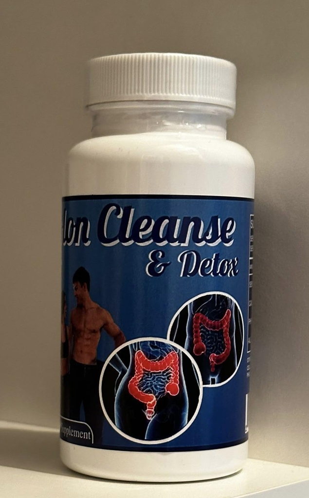 by Todo Natural Colon Cleanse Detox 60 capsulas para limpiar tu organismo desinflama el estomago limpia tu Colon mejora tu Digestion Super Colon