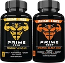 Premier Labs Tongkat Ali Plus (60 ct) + Capsules de maca noire biologique (60 ct)
