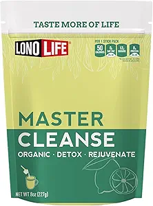 Nettoyer la limonade de nettoyage principale - Detox Lemonade Diet Poudre - bio, sans gluten - 8 oz en vrac - 15 portions