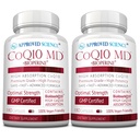 Science® CoQ10 MD - Extra Strength 300mg Pure CoQ10 avec BioPerine® pour une absorption plus rapide - Support optimal - 6 mois d'approvisionnement
