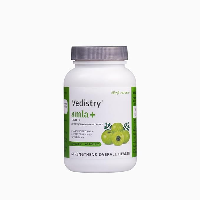 Amla+ with Piperine,Promote Skin & Hair Health 60 Tablet