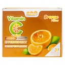Vitamin C + Zinc Immune Support Powder – Effervescent Orange Flavor – Daily Supplement Drink – 30 Sachets – Immune Boosting Antioxidants – Energy Support