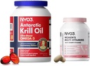 NYO3 Krill Oil Omega 3 et multivitamine pour les femmes, 2 Pack