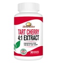 Rise-N-Shine Tart Cherry 4:1 Extract (Fruit) (Prunus Cerasus) | 250 mg Tart Cherry Extract | Antioxidant | 30 Day Supply
