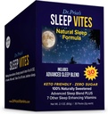 Vitamines du Dr Price Aide naturelle au sommeil - Supplément de sommeil - Mélatonine pour le sommeil - 30 paquets - Aide au sommeil Adultes, Tryptophane, Poudre de magnésium calmante, Soutien au sommeil non somnolent