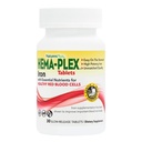 NaturesPlus Hema-Plex Fer - 30 comprimés à libération lente - 85 mg Fer chélaté - Santé totale du sang - avec vitamine C et bioflavonoïdes - Sans OGM, sans légumes et sans gluten - 30 portions