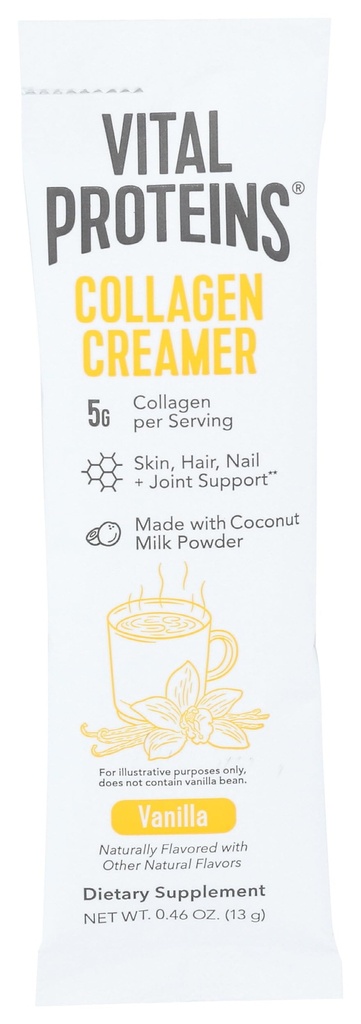 Vital Proteins Vanilla Collagen Creamer Single, 0.46 OZ