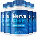 Nerve Alive Capsules – NerveAlive Advanced Supplement, All Natural Formula to Maintain Healthy Levels, Maximum Strength Formula, Reviews (5 Pack - 300 Capsules)