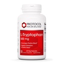 PROTOCOLE POUR LA BALANCE DE VIE L-Tryptophane 500mg - Soulagement du stress et relaxation - 60 capsules de veg