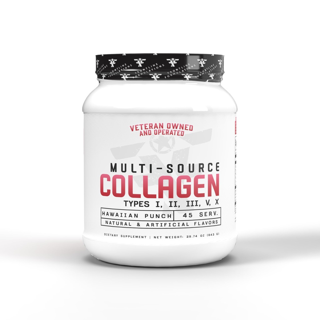 Multi-Source Collagen, Promotes Hair, Skin and Nail Health (Hawaiian Punch)