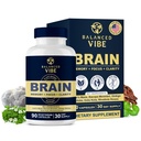 Formule Cerveau de Vibe équilibré : Nootrope biologique à base de plantes pour la concentration, la clarté et la mémoire
